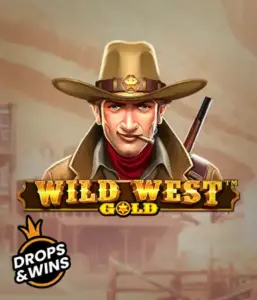  Графика слота "Wild West Gold" от Pragmatic Play, изображающее персонажа в шляпе шерифа с винтовкой. На заднем плане виднеется улица небольшого городка на Диком Западе. Идеально подходит для ценителей вестернов и игр на тему Дикого Запада. Этот слот обещает незабываемые приключения и возможность получения призов.